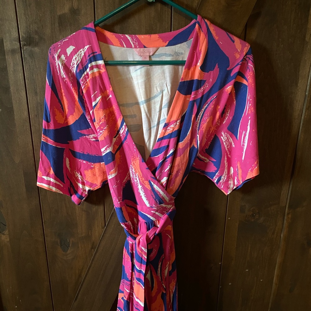 Lilly Pulitzer wrap dress